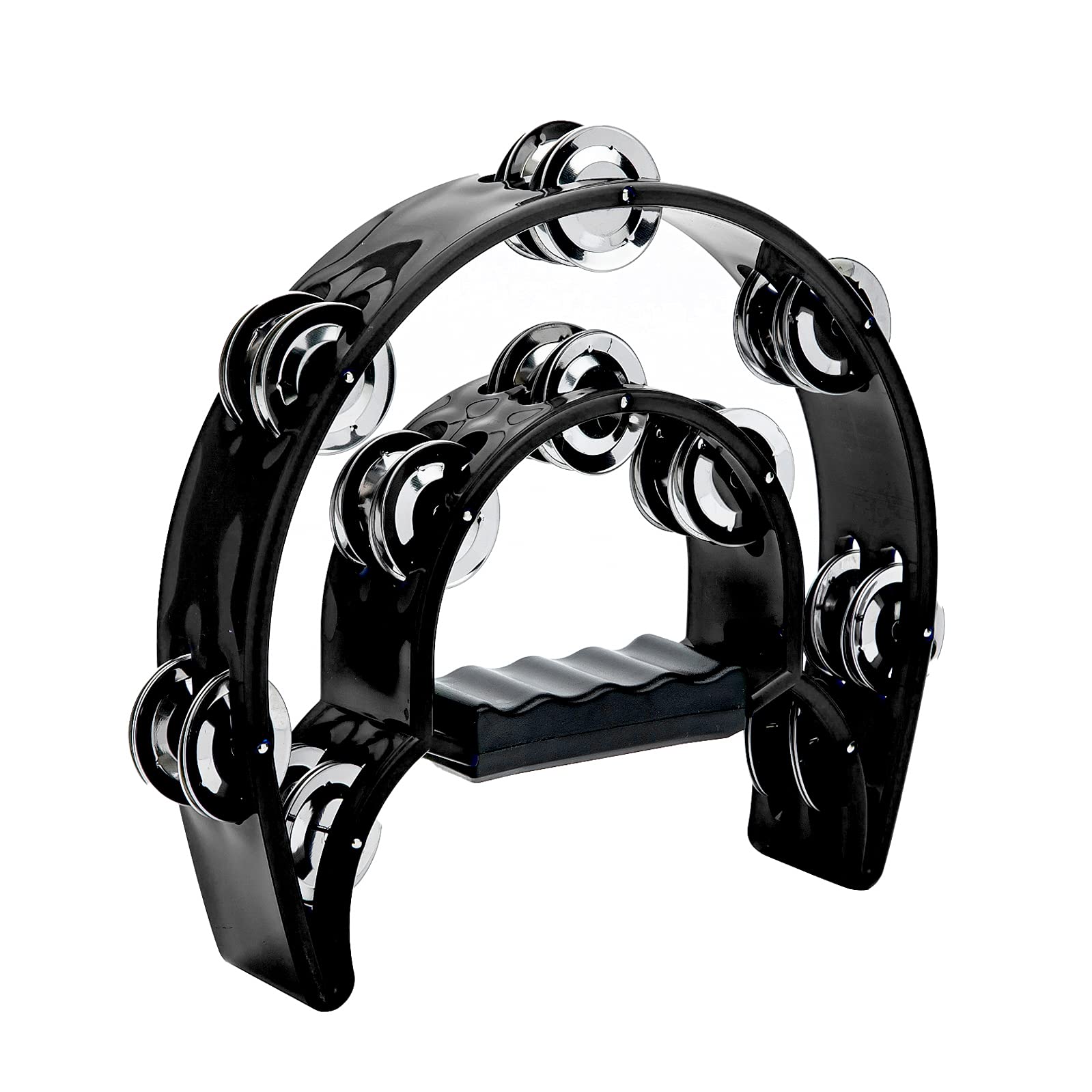 Musical Instrument Gif - Tambourine Double Row Metal Jingles Hand