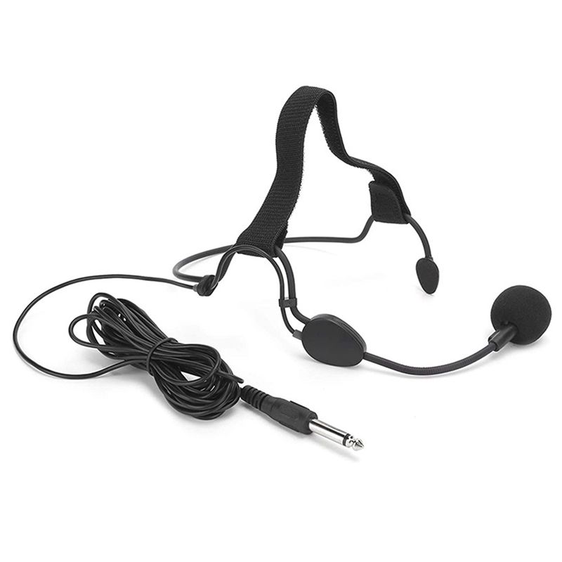 Musical Instrument Gif - B68A 6.35MM Plug Dynamic Headband Microphone