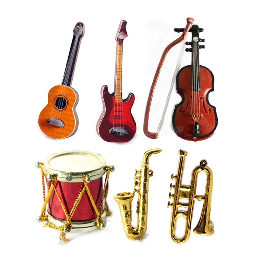 Musical Instrument Craft - 1/12 Scale Doll Musical Instruments Dollhouse