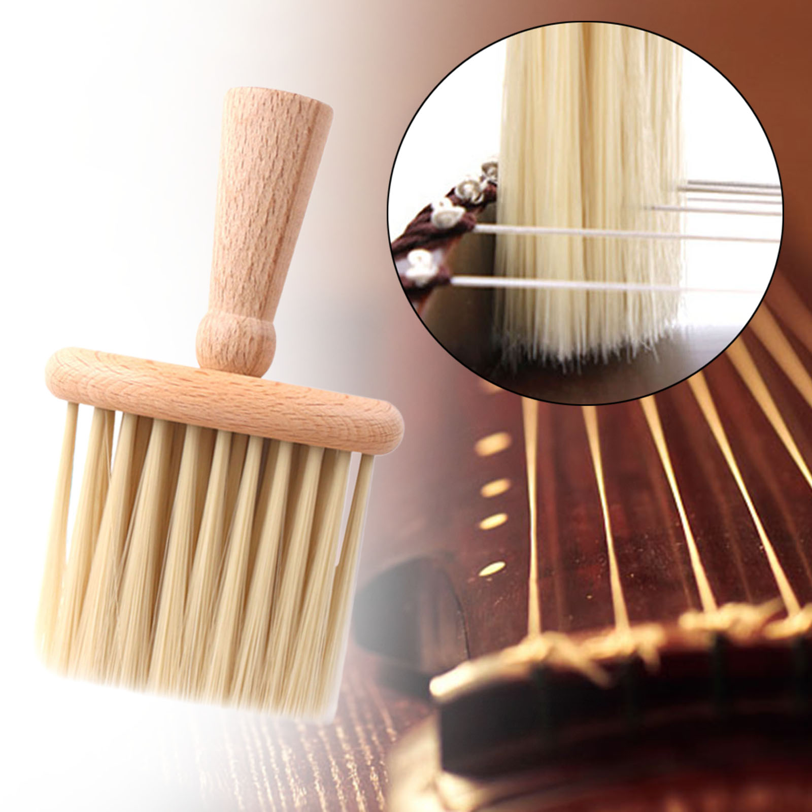 Musical Instrument Veena - Guzheng Cleaning Brush Soft Bristles Ukulele