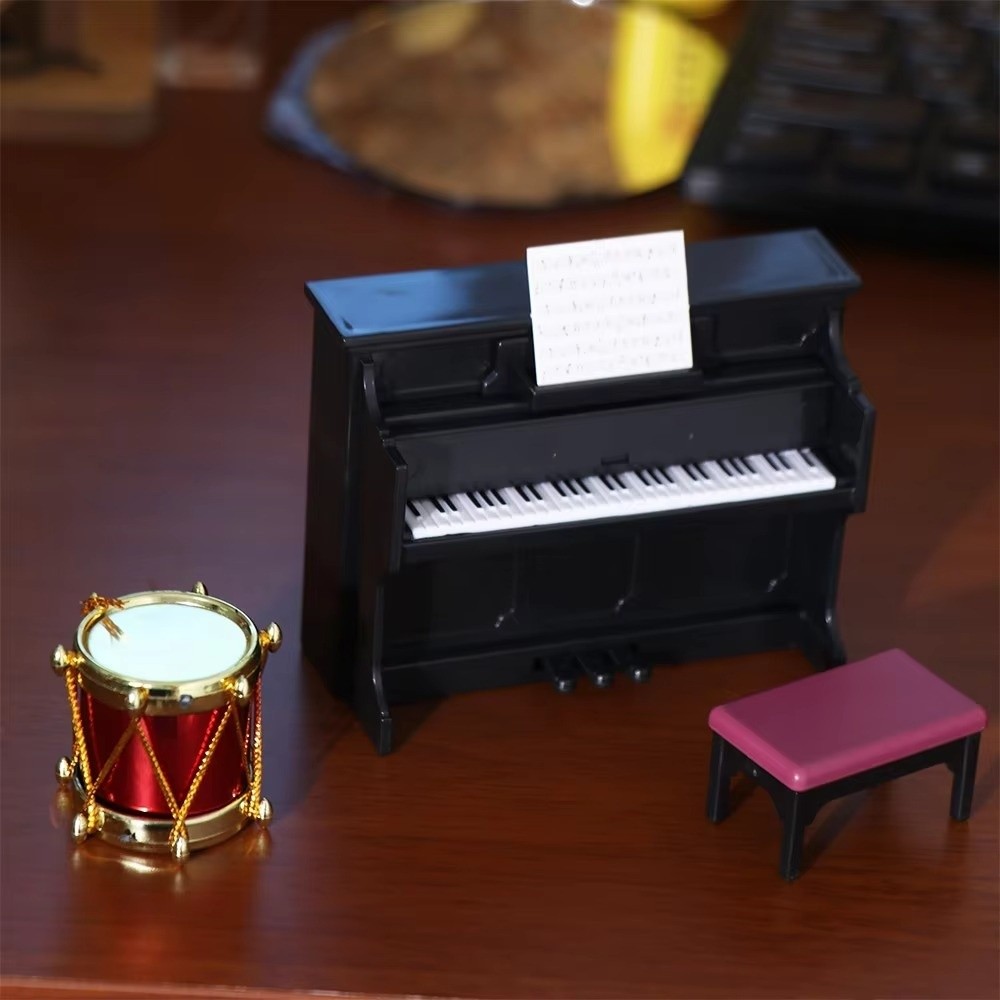 Musical Instrument Veena - Scene Decor Dollhouse Musical Instrument Miniature