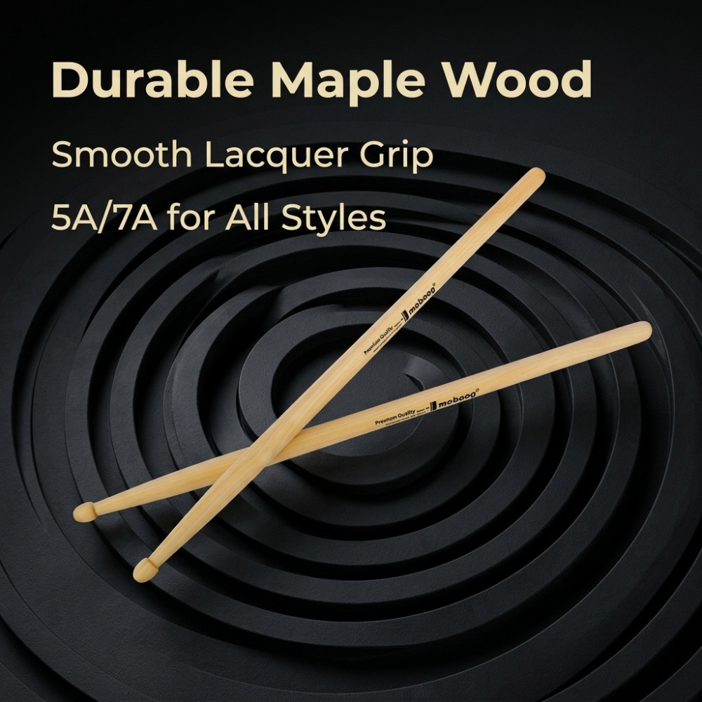 Professional Drums 5A 7A Walnu - đánh giá và giá Musical Instrument Jazz
