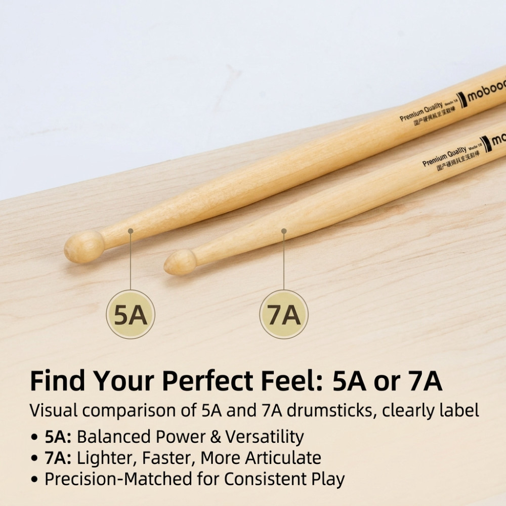 Professional Drums 5A 7A Walnu - đánh giá và giá Musical Instrument Jazz