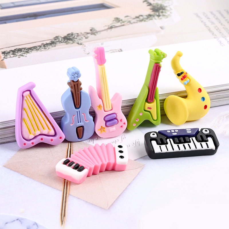 10pcs Cartoon Kawaii Resin Min - đánh giá và giá Musical Instrument Craft