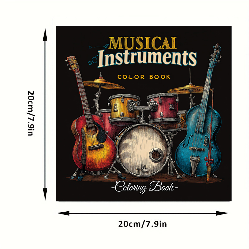 28 Pages Musical Instrument Co - đánh giá và giá Musical Instrument Coloring Pages