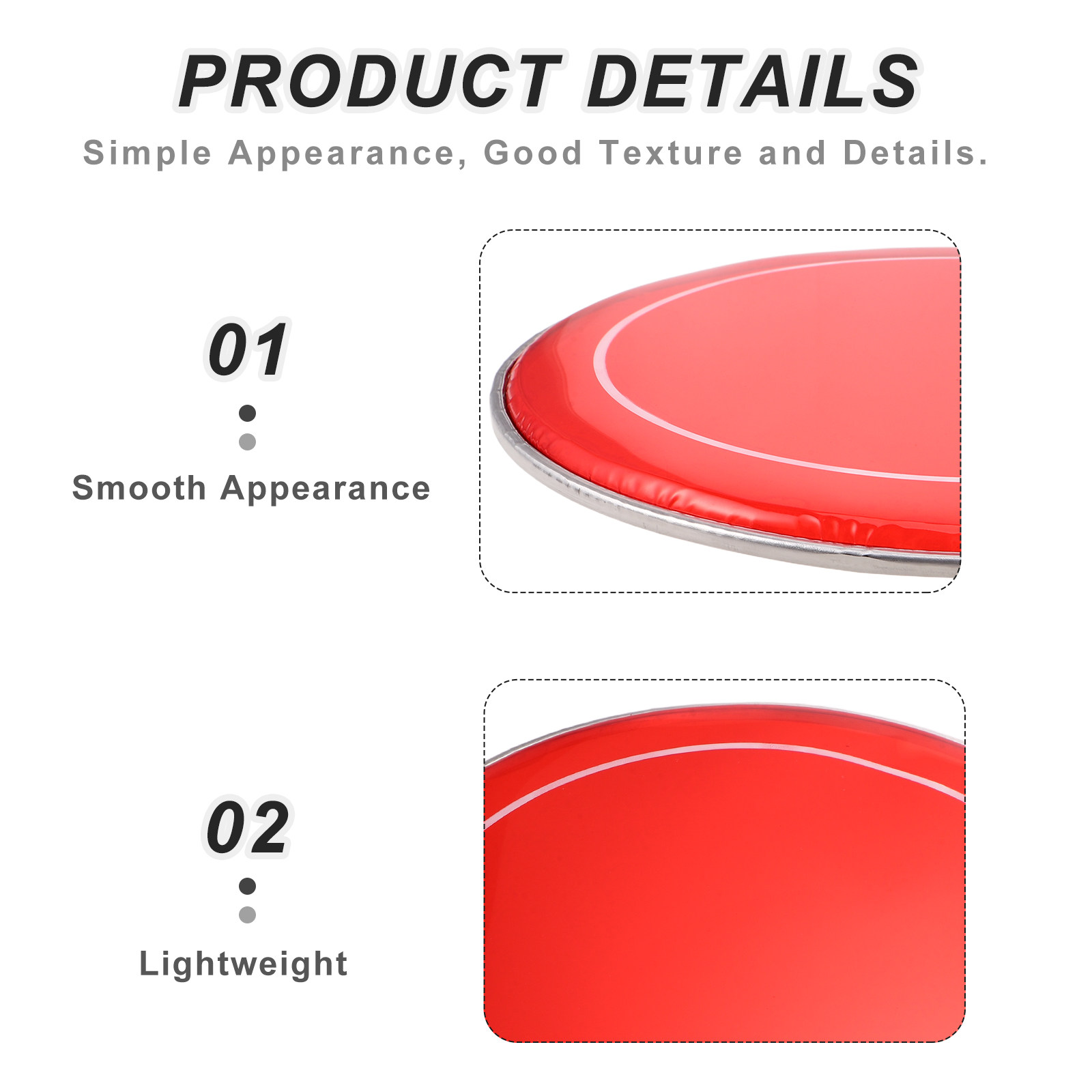 Double Layer Drum Head Red 14  - đánh giá và giá Musical Instrument Jazz