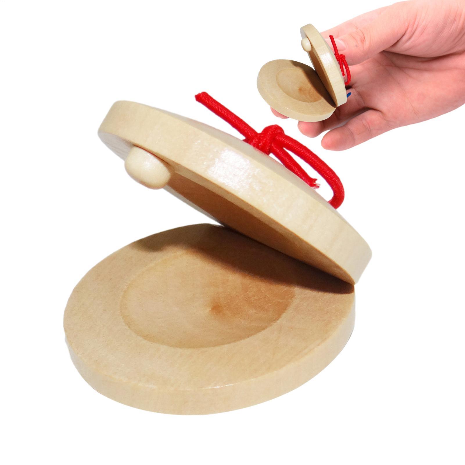 Wooden Castanets Kids Musical  - đánh giá và giá Musical Instrument Games