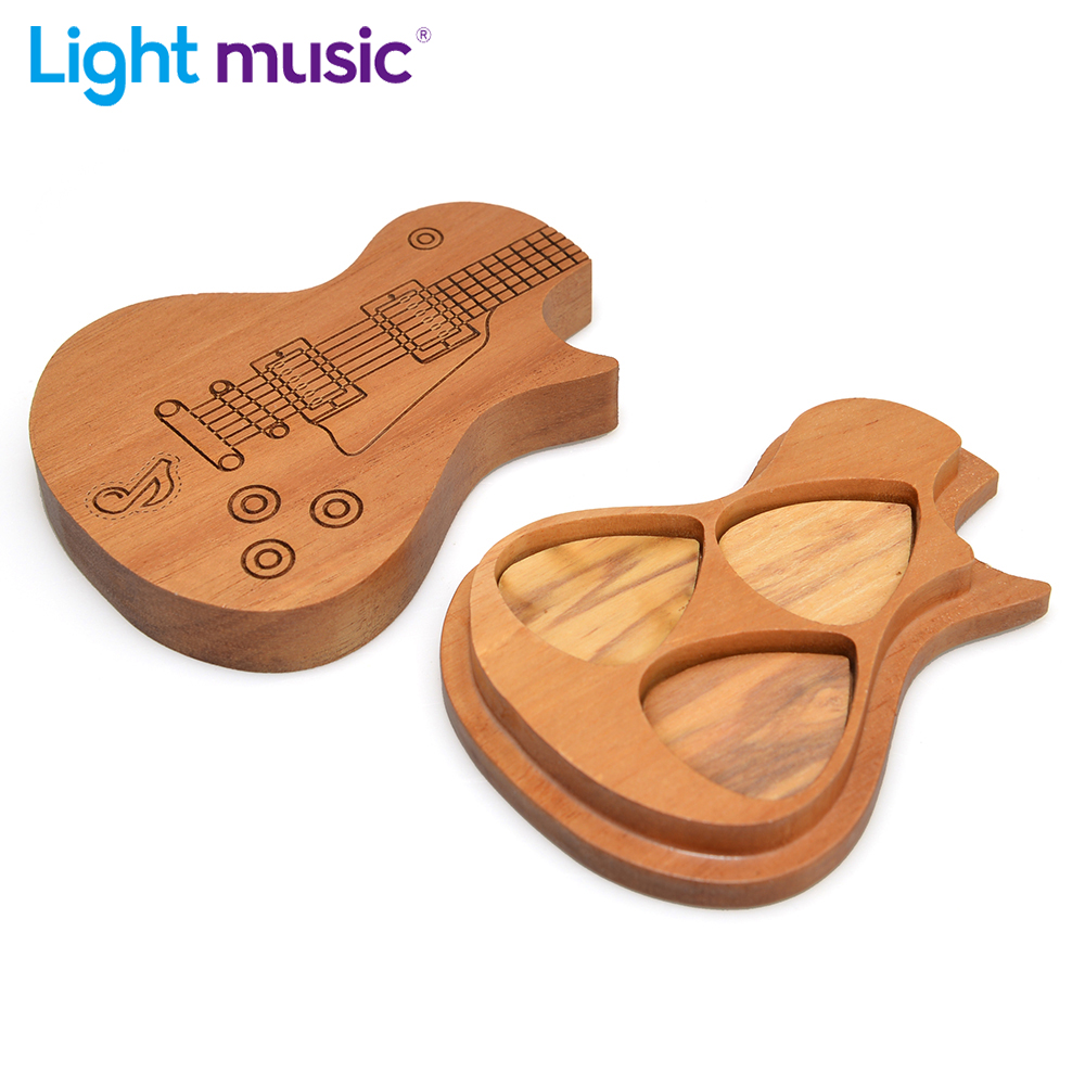 Guitar Picks Holder Wooden Ple - đánh giá và giá Cajon Musical Instrument