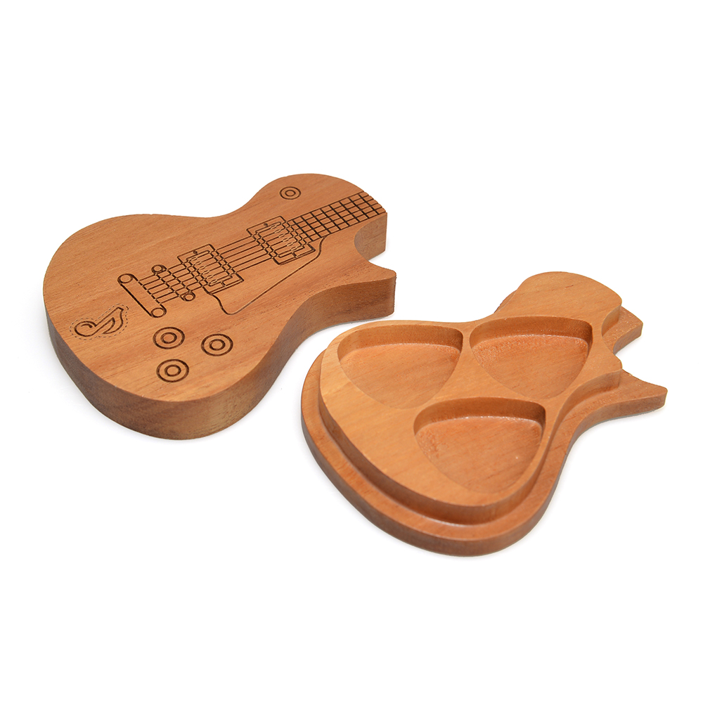 Guitar Picks Holder Wooden Ple - đánh giá và giá Cajon Musical Instrument