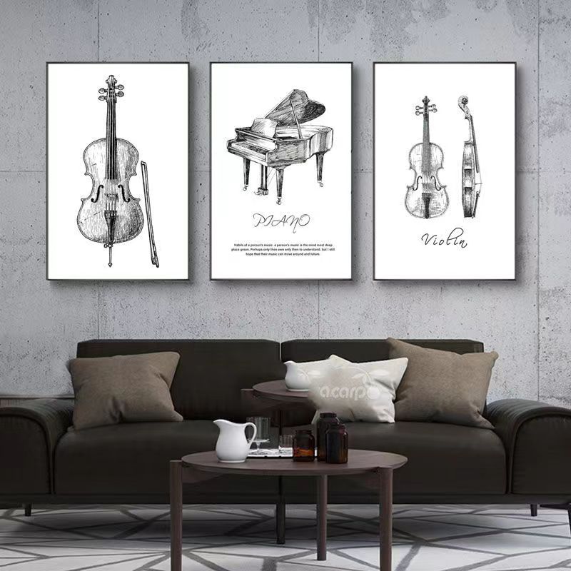 Canvas Painting Modern Minimal - đánh giá và giá Musical Instrument Veena