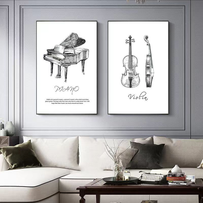 Canvas Painting Modern Minimal - đánh giá và giá Musical Instrument Veena