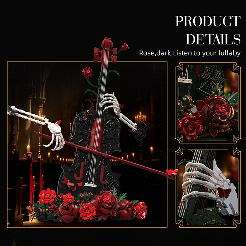 Creative Artist Skull Red Rose - đánh giá và giá Musical Instrument Veena