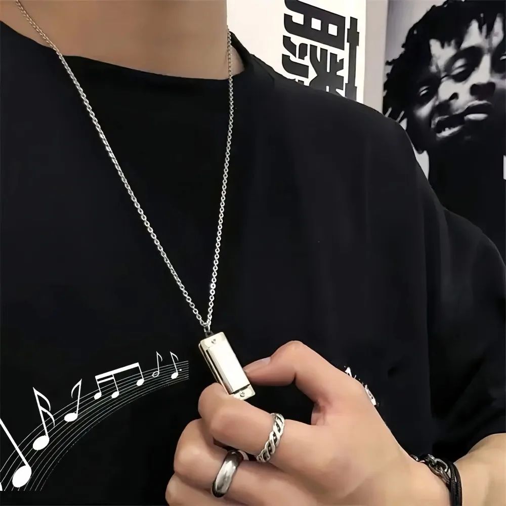 Mini Harmonica Necklace Men an - đánh giá và giá Musical Instrument You Blow