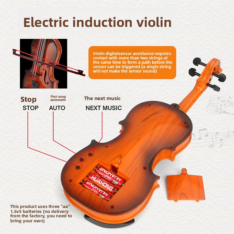 Acoustic Violin Toys Adjustabl - đánh giá và giá Musical Instrument Veena