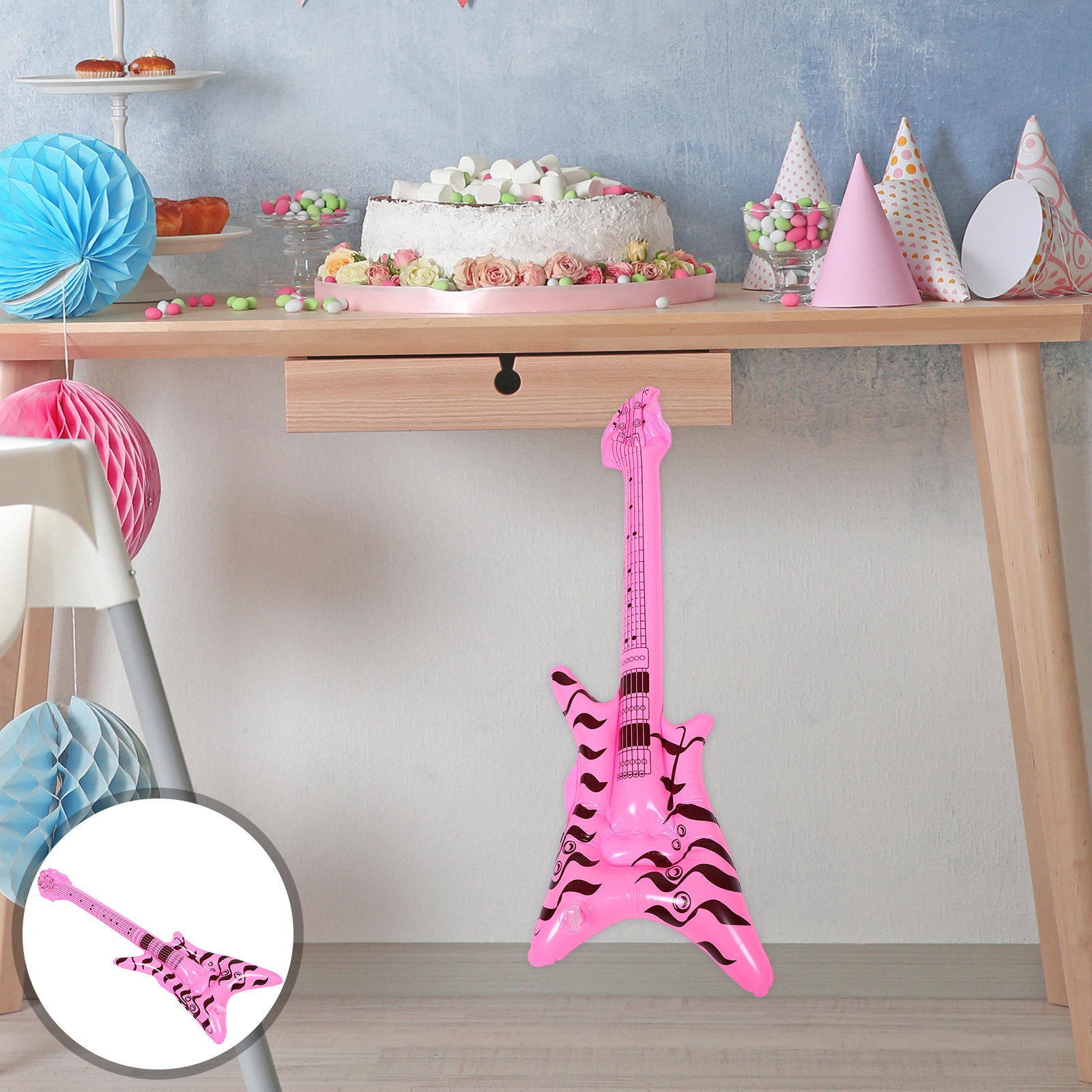 Inflatable Guitar Rock and Rol - đánh giá và giá Musical Instrument You Blow