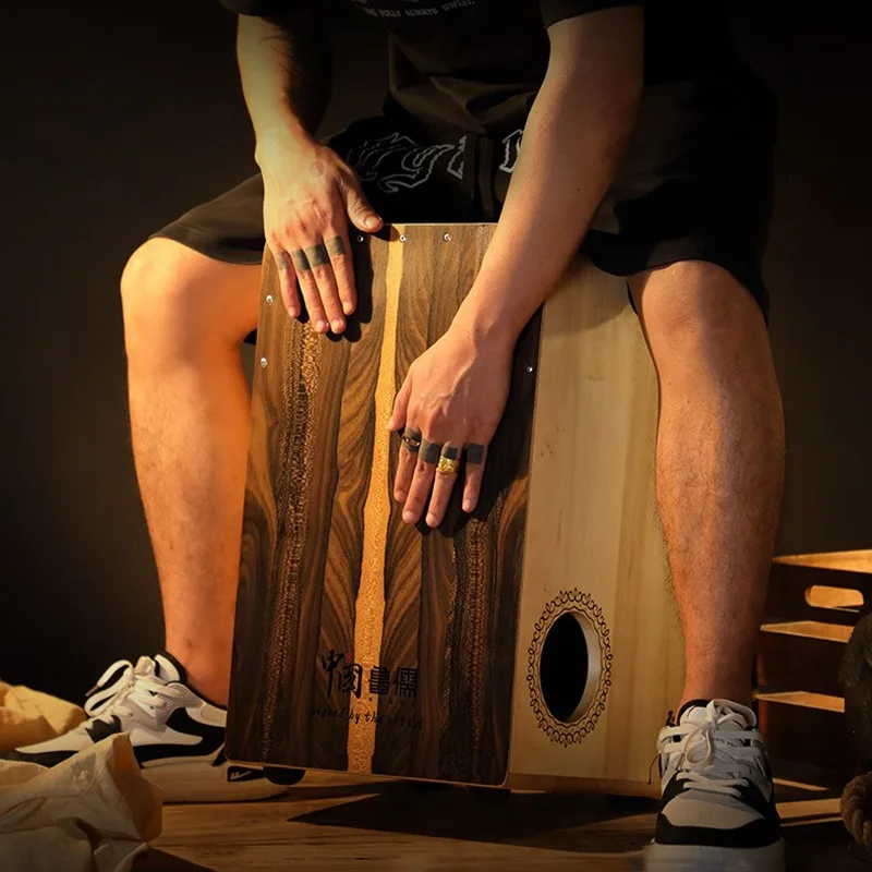 Solid Wood Cajon Box Drum Prof - đánh giá và giá Cajon Musical Instrument