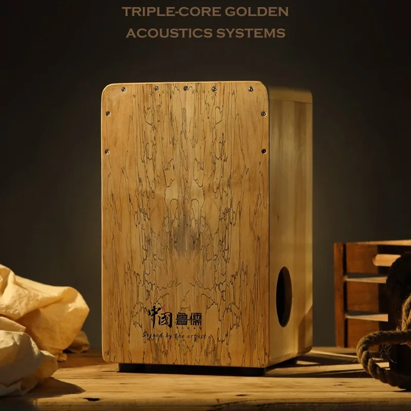 Solid Wood Cajon Box Drum Prof - đánh giá và giá Cajon Musical Instrument