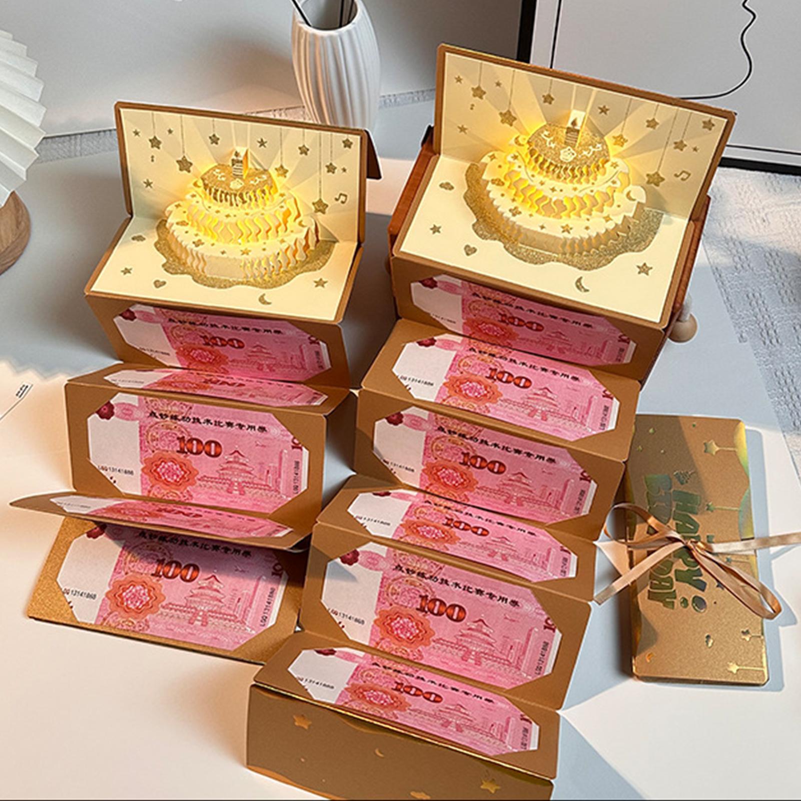 3D Cake Birthday Money Envelop - đánh giá và giá Cajon Musical Instrument