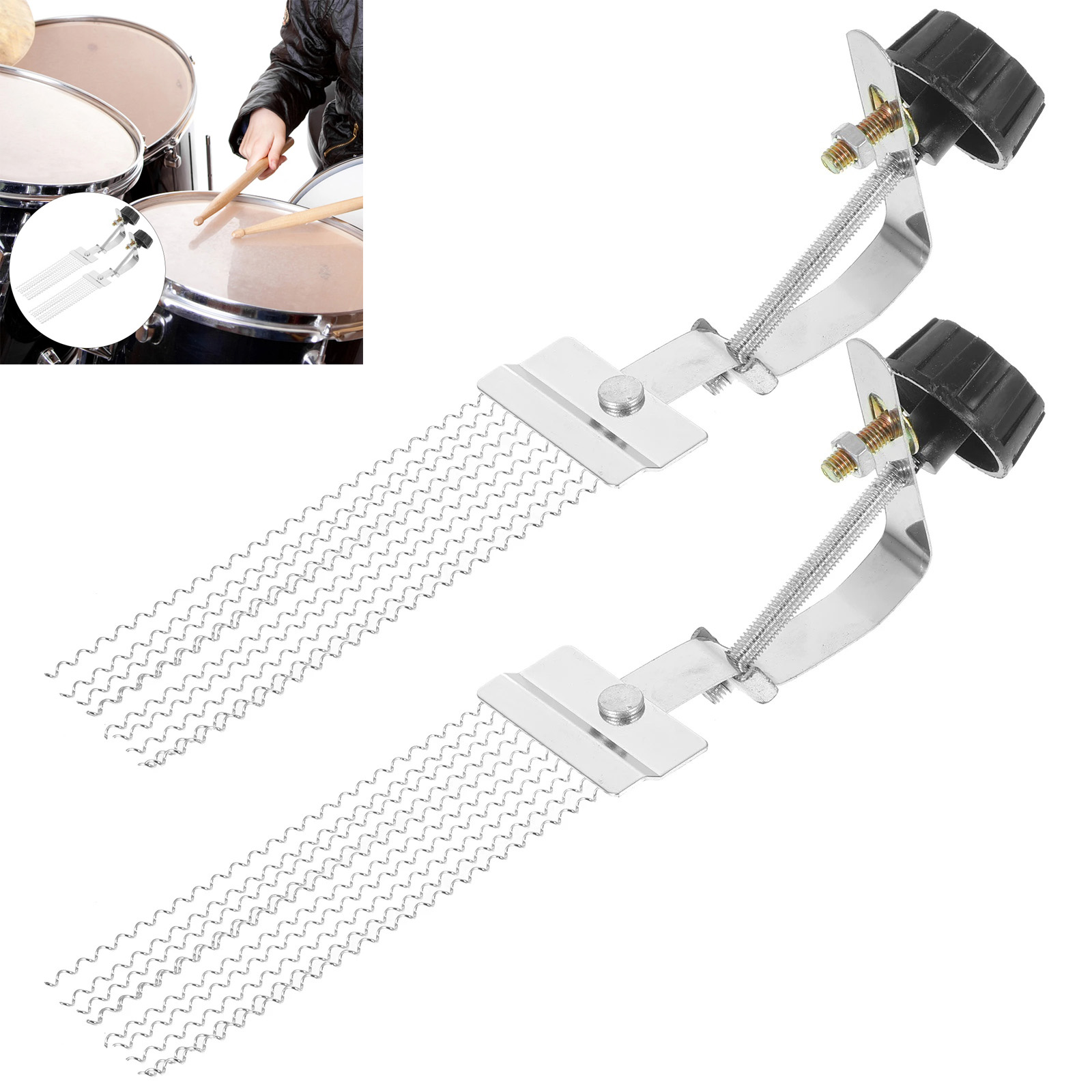 1/2pcs Half Design Steel Iron  - đánh giá và giá Cajon Musical Instrument