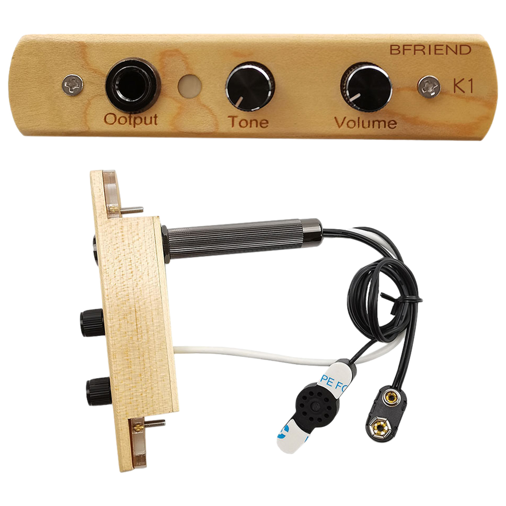 Cajon Box Drum Preamp/Pickup w - đánh giá và giá Cajon Musical Instrument